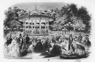 Musard Concert at the Champs-Elysees by French School